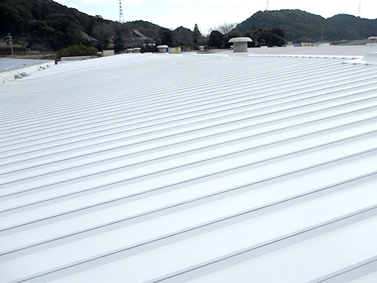 浜松市倉庫の屋根塗装工事